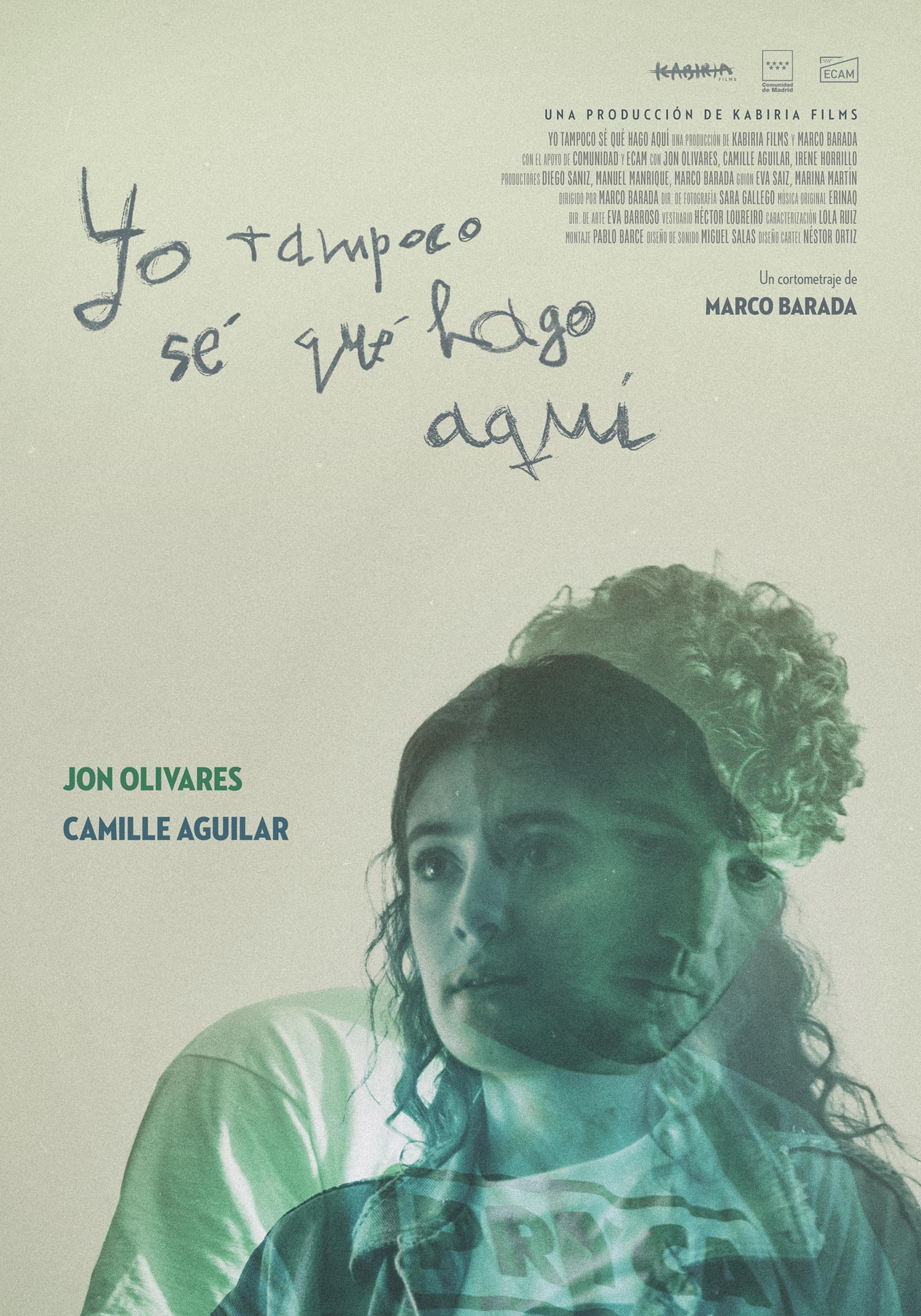 Póster del proyecto Yo tampoco sé qué hago aquí